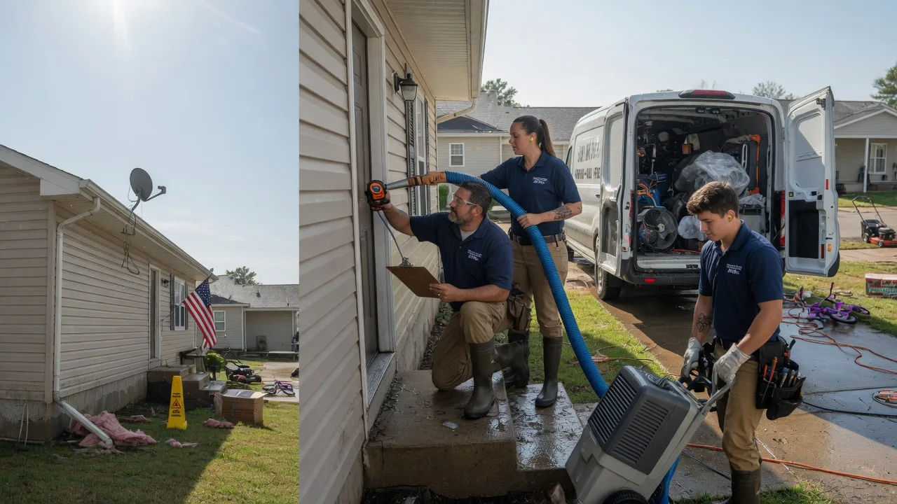 Ceiling Water Damage Restoration in Brownwood, MO near me